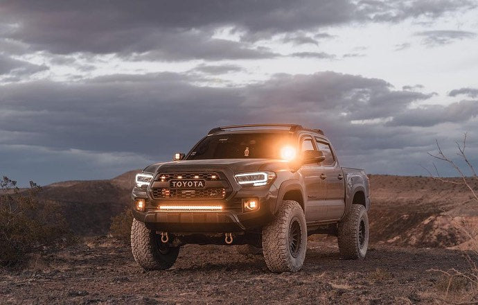 Tacoma Behind the Grill Light Bar Installation