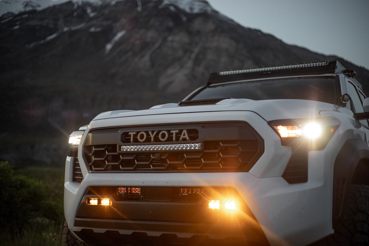 4th Gen Toyota Tacoma (2024+) LED Fog Light Kit - Amber Lens (Low