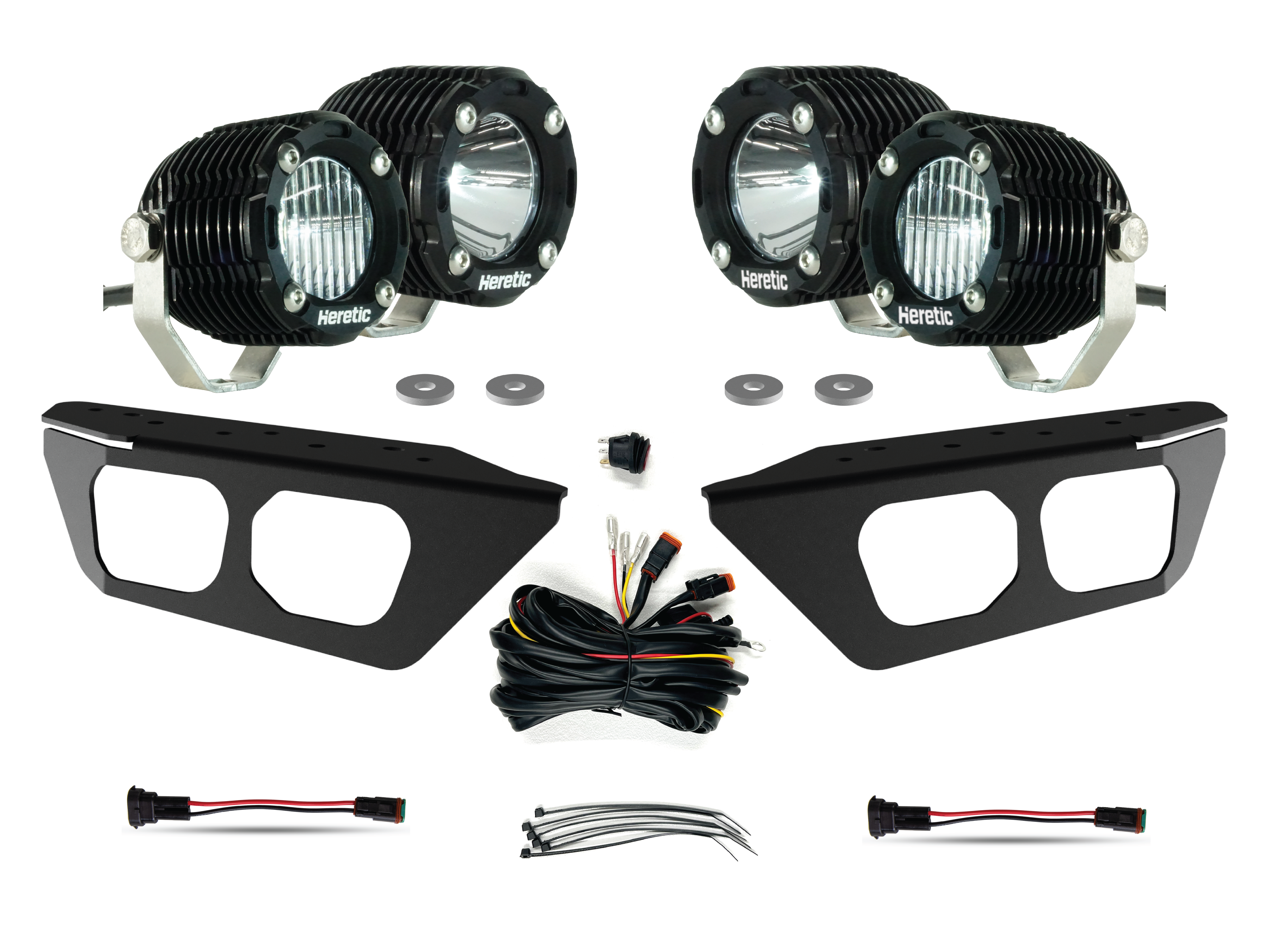 Ford Ranger Raptor (2024+) - Dual BA-1R LED Fog Light Kit