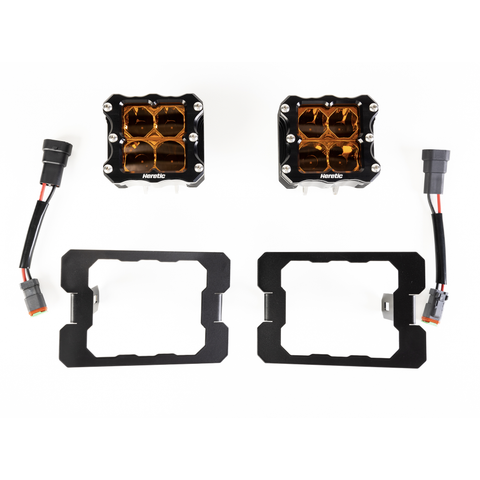 Ford F-150 (2015-2020) - LED Fog Light Kit - Amber Lens