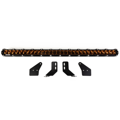 Ford F-150 Raptor (2017-2021) - Behind The Grille 30" LED Light Bar - Amber Lens