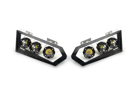 Heretic Studio Polaris Ranger Headlights ('14-'17; '18 Select Models)