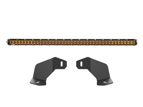 Can Am Maverick R 40" LED Light Bar Roof Mount Kit (OEM Roll Cage/Roof)