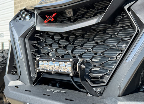 Can-Am Maverick R Lower Grill 6" light bar kit