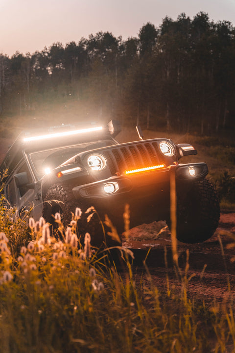 Jeep Gladiator Sport LED Fog Light Kit (2018+) - Plastic Bumper
