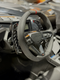 Steering wheel and dashboard of a Can-Am vehicle with Heretic branding.
