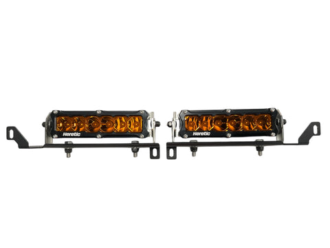 4th Gen Tacoma Behind the Grill Dual 6" Bar Kit - Amber Lens