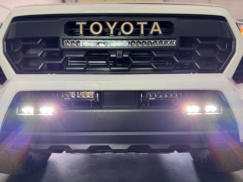 4th Gen Toyota Tacoma (2024+) LED Fog Light Kit - Clear Lens (Low Power)