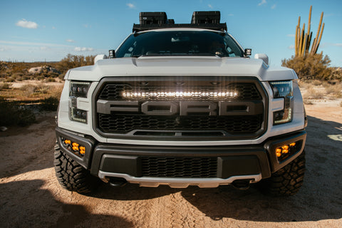 Ford F-150 Raptor (2017-2021) - Behind The Grille 30" LED Light Bar - Clear Lens