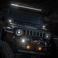 50 inch led light bar on a jeep wrangler