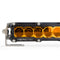 amber lens size options available for led light bar