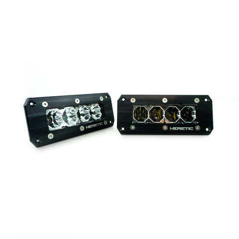 BA-4 Flush Mount Clear LED Pod Light - 2 Pack