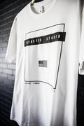 Men's Heretic Studio T-Shirt - Box design with GPS Coordinates
