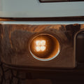 amber quattro led fog light kit on a ford f150