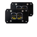 heretics pair pack of ba-2 flush mount led lights